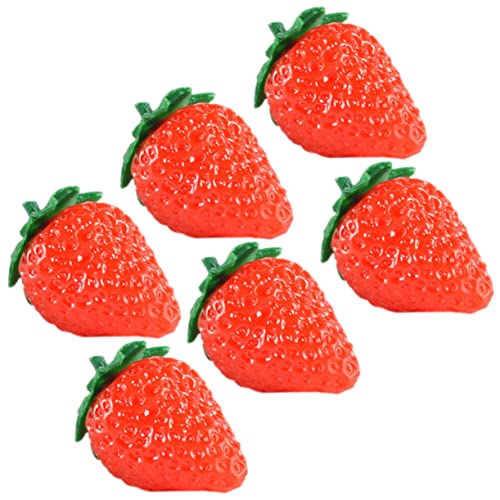 MAGICLULU 6 Stück Simulierte Erdbeere Künstliche Erdbeeren Nachbildung von Erdbeeren Erdbeerparty simuliertes Rot Erdbeerdekor Simulation Erdbeermodelle Modell mit gefälschten Früchten PVC MAGICLULU 6 Stück Simulierte Erdbeere Künstliche Erdbeeren Nachbildung von Erdbeeren Erdbeerparty simuliertes Rot Erdbeerdekor Simulation Erdbeermodelle Modell mit gefälschten Früchten PVC von MAGICLULU