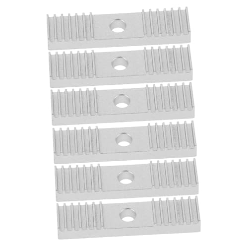 MAGICLULU 6 Stück Teiliges Aluminium Zahnriemen Befestigungsblöcke Drucker Langlebige Timing Belt Mounting Blocks Kompatibel mit Verschiedenen Einfache Montage Verbessert Druckeffizienz und MAGICLULU 6 Stück Teiliges Aluminium Zahnriemen Befestigungsblöcke Drucker Langlebige Timing Belt Mounting Blocks Kompatibel mit Verschiedenen Einfache Montage Verbessert Druckeffizienz und von MAGICLULU