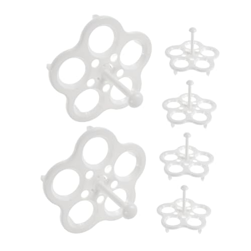 MAGICLULU 6 Stück Teiliges Hitzebeständiges Dampf Eierkochgestell aus Langlebigem Material Passend für Dampfgarer und Gesundheitstöpfe Platzsparend und Wiederverwendbar von MAGICLULU