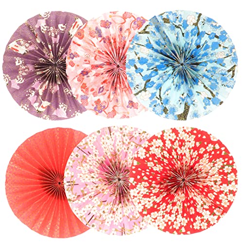 MAGICLULU 6 Stück Teiliges Japanische Papierfächer Hängend Farbenfrohe Partydekoration Leichte DIY Dekoaccessoires für Geburtstagsfeiern Fasching Fenster und Wanddeko MAGICLULU 6 Stück Teiliges Japanische Papierfächer Hängend Farbenfrohe Partydekoration Leichte DIY Dekoaccessoires für Geburtstagsfeiern Fasching Fenster und Wanddeko von MAGICLULU