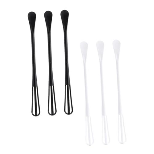 MAGICLULU 6 Stück Teiliges Manuelles Rührwerkzeug für Eier Milch und Getränke Ergonomische Handrührer aus Langlebigem Material für Zuhause und Cafés Vielseitig Einsetzbar von MAGICLULU
