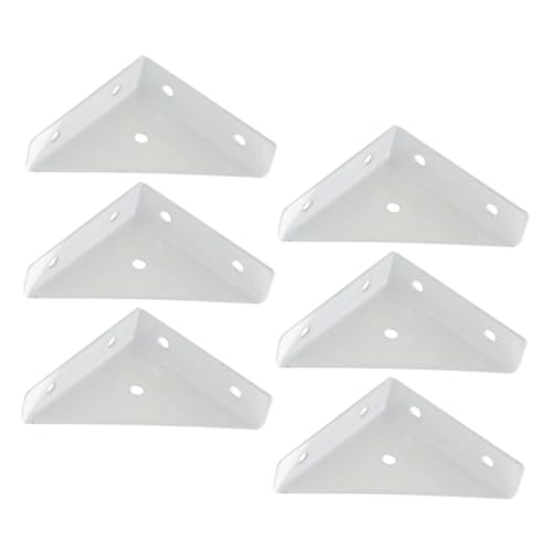 MAGICLULU 6 Stück Teiliges Möbel eckwinkel aus Strapazierfähigem Dreieckige Winkelverbinder für Betten Bücherregale Tische und Schränke Verstärkende Winkelhalter für Stabile MAGICLULU 6 Stück Teiliges Möbel eckwinkel aus Strapazierfähigem Dreieckige Winkelverbinder für Betten Bücherregale Tische und Schränke Verstärkende Winkelhalter für Stabile von MAGICLULU