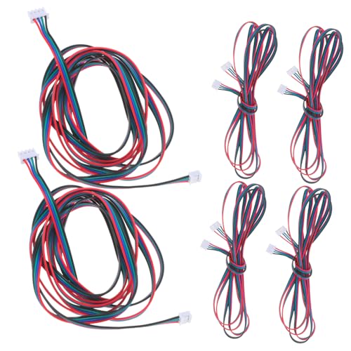 MAGICLULU 6 Stück Teiliges Terminal Schrittmotorkabel Drucker Pin Motoranschlusskabel Langlebig Kompatibel mit Vielfältigen Druckermodellen Stabile Verbindung Einfache Installation von MAGICLULU