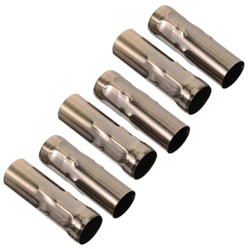 MAGICLULU 6 Stück Teiliges Vintage Kronleuchter Zubehör Kerzenhülsen aus Metall für DIY Pendelleuchte Wohnzimmer Flammig Teelichthalter Ersatzteile MAGICLULU 6 Stück Teiliges Vintage Kronleuchter Zubehör Kerzenhülsen aus Metall für DIY Pendelleuchte Wohnzimmer Flammig Teelichthalter Ersatzteile von MAGICLULU