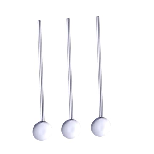 MAGICLULU 6Stücke Teiliges Set Edelstahl Löffelstrohhalme Wiederverwendbare Trinkhalme für Cocktails und Smoothies Multifunktionale Löffel mit Hohlraum Spülmaschinenfest und Leckgeschützt von MAGICLULU