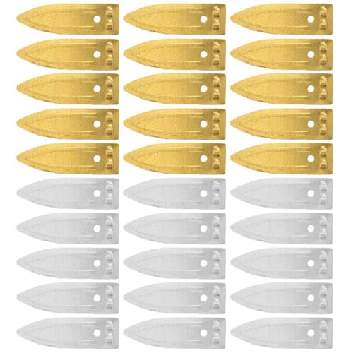 MAGICLULU 60 Stück Teiliges Set Kupfer Zink Anodenbleche für Obstbatterie Experimente Diy Materialien für Wissenschaftsprojekte Geeignet für Unterricht und Präsentationen Fördert Kreativität von MAGICLULU