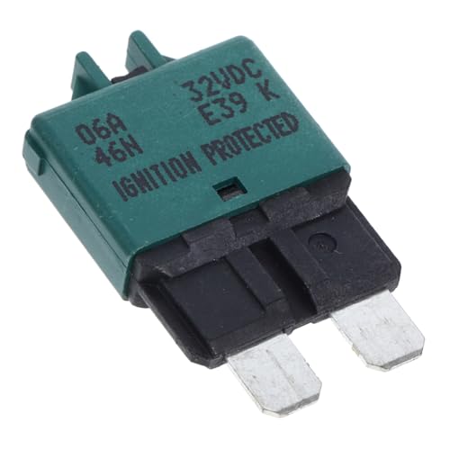 MAGICLULU 6a Automotive Resettable Circuit Breaker Fuse Für Autos Manuelle Rücksetzung Zuverlässiger Schutz Für Pkw Und Boote Kompakte Und Leichte Konstruktion Langlebige Kunststoffausführung von MAGICLULU