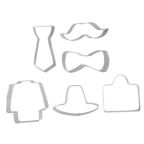 MAGICLULU 6st Fudge-formen Cookie Cutter Keksform Selber Machen Metall- Ausstecher Fliege Cookie Fruchtschneider Dosenöffner Elektrisch Keks Ausstechform Set Plätzchen Cutter Messer Bier von MAGICLULU