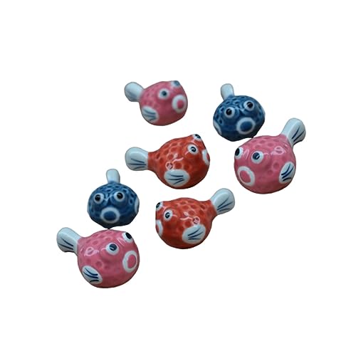 MAGICLULU 7 Stück Teiliges Fischförmige Essstäbchenablagen aus Halter für Löffel und Essstäbchen Tischdekoration für Zuhause und Restaurant Gemischte Farben MAGICLULU 7 Stück Teiliges Fischförmige Essstäbchenablagen aus Halter für Löffel und Essstäbchen Tischdekoration für Zuhause und Restaurant Gemischte Farben von MAGICLULU
