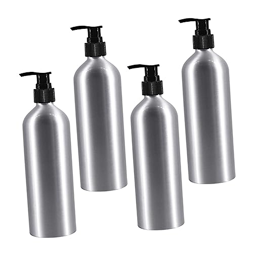 MAGICLULU 8 Stck Teiliges Aluminium mit Nachfüllflaschen und Schwarzen Lotion Pumpaufsätzen für Shampoo Duschgel Flüssigseife und DIY Kosmetik Wiederverwendbar und Praktisch für Badezimmer MAGICLULU 8 Stck Teiliges Aluminium mit Nachfüllflaschen und Schwarzen Lotion Pumpaufsätzen für Shampoo Duschgel Flüssigseife und DIY Kosmetik Wiederverwendbar und Praktisch für Badezimmer von MAGICLULU