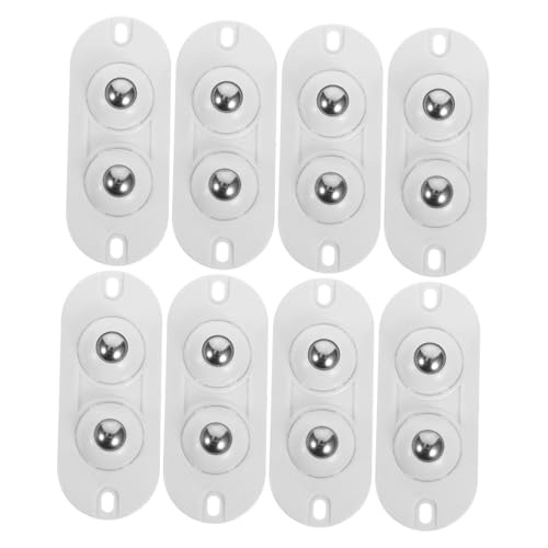 MAGICLULU 8 Stück Selbstklebende Mini Kugelrollen Schwenkbare Möbelrollen für Kleine Küchengeräte und Aufbewahrungsboxen Leicht zu Montieren ohne Bohren Schwerlastfähig Weiß MAGICLULU 8 Stück Selbstklebende Mini Kugelrollen Schwenkbare Möbelrollen für Kleine Küchengeräte und Aufbewahrungsboxen Leicht zu Montieren ohne Bohren Schwerlastfähig Weiß von MAGICLULU