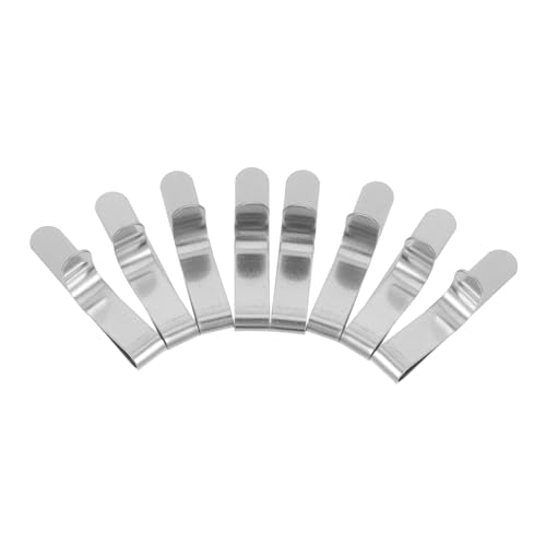 MAGICLULU 8 Stück Teiliges Kuchenring Befestigungsclips Ausziehbare Mousse Ring Schnallen für Fixieren von Kuchen Keksen und Gebäck Backzubehör für Hobbybäcker und Profis von MAGICLULU