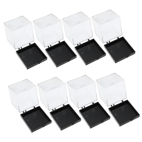 MAGICLULU 8 Stück Teiliges Quadratische Transparente Kunststoff Mineralproben Aufbewahrungsboxen Stabile Leichte Display Cases für Sammler Platzsparend Klare Sicht Dekoratives Design MAGICLULU 8 Stück Teiliges Quadratische Transparente Kunststoff Mineralproben Aufbewahrungsboxen Stabile Leichte Display Cases für Sammler Platzsparend Klare Sicht Dekoratives Design von MAGICLULU