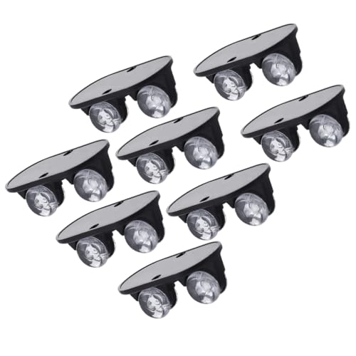 MAGICLULU 8 Stück Teiliges Selbstklebende Abs Boxenrollen Funktion Robuste Transportrollen für Aufbewahrungsboxen Einfache Montage ohne Werkzeug Hohe Tragfähigkeit Einsetzbar von MAGICLULU