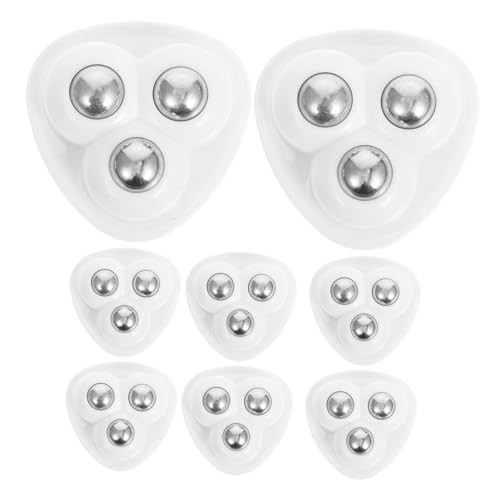 MAGICLULU 8 Stück Teiliges Selbstklebende Universalräder mit Edelstahlkugeln Schwenkbare Möbelrollen für Aufbewahrungsboxen Mülltonnen und Möbel Robuste Flexible und Platzsparende MAGICLULU 8 Stück Teiliges Selbstklebende Universalräder mit Edelstahlkugeln Schwenkbare Möbelrollen für Aufbewahrungsboxen Mülltonnen und Möbel Robuste Flexible und Platzsparende von MAGICLULU