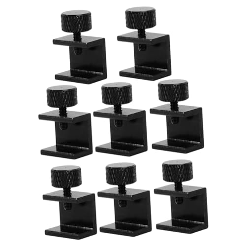 MAGICLULU 8 Stück Teiliges Verstellbares Glasschienen klemmen Stabile Befestigung für Glas druckplattform Kompatibel mit Aluminium Glas hotbeds Werkzeugfreie Montage Präzise Gefertigt von MAGICLULU