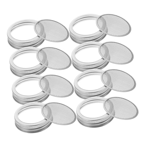 MAGICLULU 8 Stück Weithals Einmachgläser Deckel aus Teiliges Sprouting Kit mit Feinem Sieb für Optimale Belüftung und Pflanzenwachstum für Anfänger und Beschäftigte MAGICLULU 8 Stück Weithals Einmachgläser Deckel aus Teiliges Sprouting Kit mit Feinem Sieb für Optimale Belüftung und Pflanzenwachstum für Anfänger und Beschäftigte von MAGICLULU