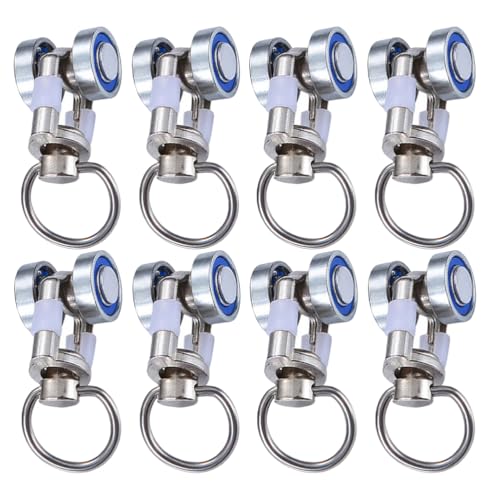 MAGICLULU 8 Stücke Vorhang Laufrollen Vorhang Gleiter Haken Decke Laufrollen Schiene Zubehör Für Dusche Fenster MAGICLULU 8 Stücke Vorhang Laufrollen Vorhang Gleiter Haken Decke Laufrollen Schiene Zubehör Für Dusche Fenster von MAGICLULU