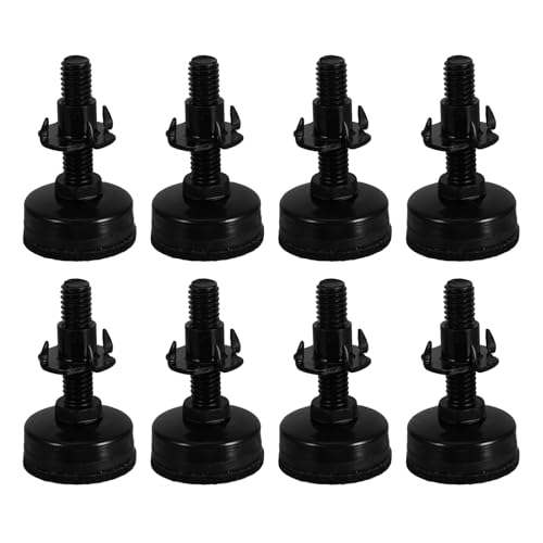 MAGICLULU 8-teilige Möbelfuß-Nivellierer: Robuste, verstellbare Möbel-Nivellierer – 3/8-16-Zoll-Gewinde zum Einschrauben für Tisch, Schrank, Stuhl, Sofa MAGICLULU 8-teilige Möbelfuß-Nivellierer: Robuste, verstellbare Möbel-Nivellierer – 3/8-16-Zoll-Gewinde zum Einschrauben für Tisch, Schrank, Stuhl, Sofa von MAGICLULU