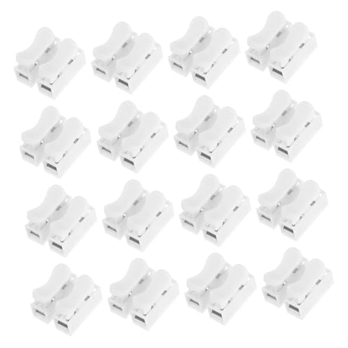 MAGICLULU 80 Stück Teiliges Federklemmen LED lichtanschlüsse Schnelle Pressklemmen für Innenverdrahtung Kompakte Benutzerfreundliche Steckverbinder für Stabile Lampenanschlüsse von MAGICLULU