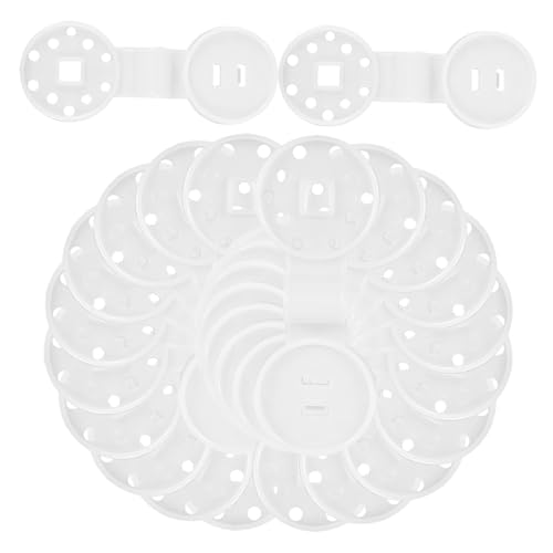 MAGICLULU 80Stücke Schattentuch Clips Gartenklammern für Sonnenschutznetze Abnehmbar Einfach zu Transportieren für Gewächshäuser Außenbereiche von MAGICLULU