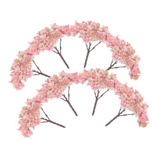 MAGICLULU 8stücke Teiliges Kirschblütenbaum Miniatur Landschaft Dekoration Künstlicher Baum Für Sandtisch Und Miniatur Landschaften Für Kreative Bastelprojekte Und Garten von MAGICLULU