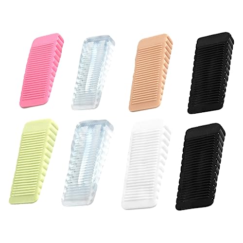 MAGICLULU 8stücke Türstopper Aus Gummi Sicherheitstürkeile Türpuffer Für Zuhause Schlagkostenloser Türkeil Passend Für Holz Vinyl Fliesen Und Teppich von MAGICLULU