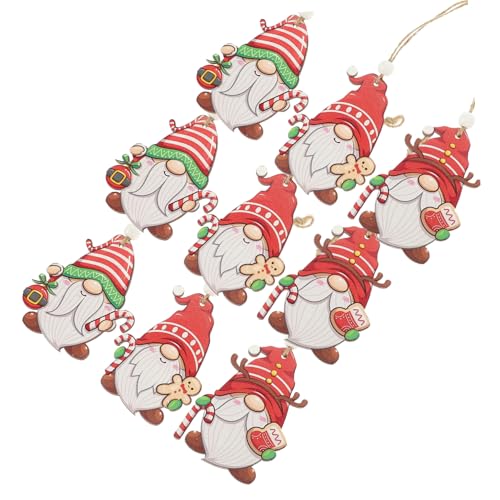 MAGICLULU 9Stücke Weihnachts Ornamente Aus Holz Hängende GNOME Dekorationen Für Weihnachtsbaum Niedliche Weihnachtsbaumschmuck Für Festliche Anlässe Und Weihnachtsfeiern MAGICLULU 9Stücke Weihnachts Ornamente Aus Holz Hängende GNOME Dekorationen Für Weihnachtsbaum Niedliche Weihnachtsbaumschmuck Für Festliche Anlässe Und Weihnachtsfeiern von MAGICLULU