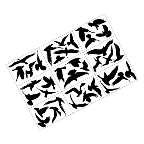 MAGICLULU 9blätter Vogelwarnung Fensteraufkleber Anti-kollision Dekorative Hummingbird Fensterfolie Statische Aufkleber Für Fensterschutz Und Vogelabwehr MAGICLULU 9blätter Vogelwarnung Fensteraufkleber Anti-kollision Dekorative Hummingbird Fensterfolie Statische Aufkleber Für Fensterschutz Und Vogelabwehr von MAGICLULU