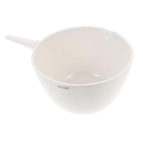 MAGICLULU Abdampfschale mit Griff Hitzebeständig Säure Alkalibeständig Große Oberfläche für Effizientes Verdampfen Stabile runde Form für Labor und Schule von MAGICLULU