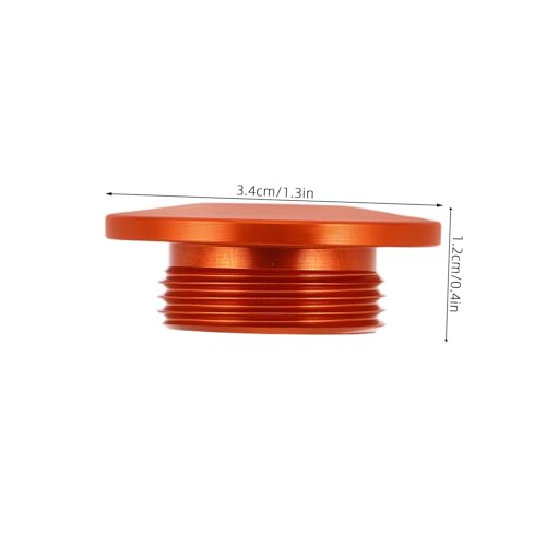 MAGICLULU Ablassschraube mit Dichtung und Unterlegscheibe Hitzebeständig Langlebig Präzise Timing-ölstopfen für Motor Widerstandsfähig gegen Hohe Temperaturen Orange MAGICLULU Ablassschraube mit Dichtung und Unterlegscheibe Hitzebeständig Langlebig Präzise Timing-ölstopfen für Motor Widerstandsfähig gegen Hohe Temperaturen Orange von MAGICLULU