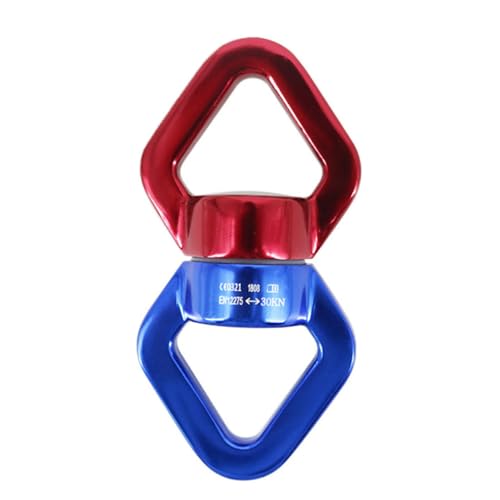 MAGICLULU Aluminium Drehwirbel Verbinder Drehvorrichtung mit Kugellagerersatz Belastbar für Klettern Yoga Hängematten Schaukeln und Aerial Tanz Zubehör von MAGICLULU