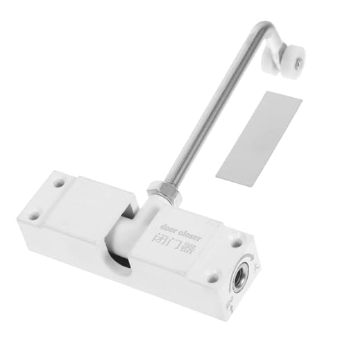 MAGICLULU Aluminium Türschließer mit Dual-feder-system Einstellbare Schließgeschwindigkeit Geräuscharm Robustes Material Selbstschließend für Haus Büro und Gewerbe MAGICLULU Aluminium Türschließer mit Dual-feder-system Einstellbare Schließgeschwindigkeit Geräuscharm Robustes Material Selbstschließend für Haus Büro und Gewerbe von MAGICLULU