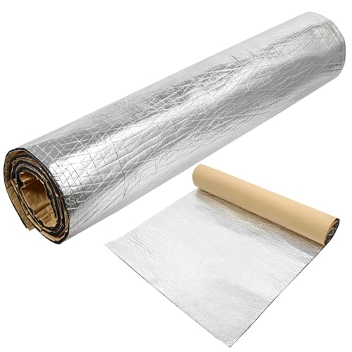 MAGICLULU Aluminiumfolie Schallisolierungsmatte Selbstklebende Schalldämmung Auto Kofferraum Temperaturbeständige Schallschutzmatte mit Absorbierendem Dämmvlies MAGICLULU Aluminiumfolie Schallisolierungsmatte Selbstklebende Schalldämmung Auto Kofferraum Temperaturbeständige Schallschutzmatte mit Absorbierendem Dämmvlies von MAGICLULU