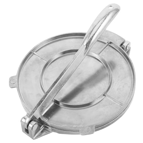 MAGICLULU Aluminiumlegierung Tortillapresse Manuelle Teigtaschenpresse für Gleichmäßige Dicke Robust Langlebig Einfach zu Reinigen für Maismehl Teig und Mexikanische Biscuits MAGICLULU Aluminiumlegierung Tortillapresse Manuelle Teigtaschenpresse für Gleichmäßige Dicke Robust Langlebig Einfach zu Reinigen für Maismehl Teig und Mexikanische Biscuits von MAGICLULU