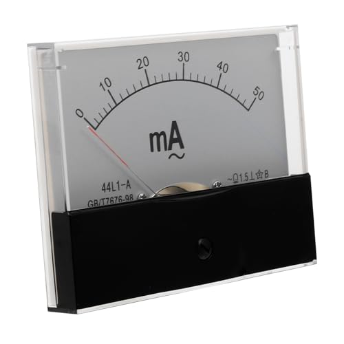 MAGICLULU Analoges DC Voltmeter mit Nadel Schalttafeleinbau Präzise Spannungsanzeige Eingebautes Panel Messgerät für Industrie Auto und Elektronik Leicht Ablesbar von MAGICLULU