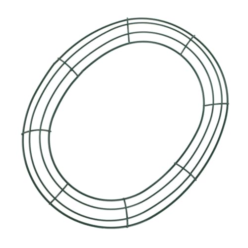 MAGICLULU Kranzstütze Runder Kranzrahmen Aus Metall Basteln für Die Heimdekoration von MAGICLULU