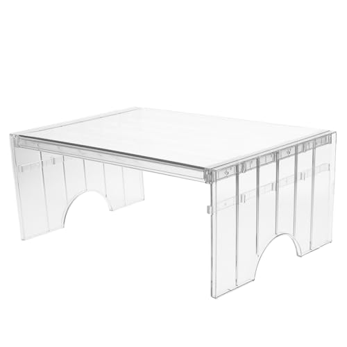 MAGICLULU Ausziehbares Kühlschrankregal: Stapelbares Kühlschrank-Organizer-Rack, Kühlschrank-Trennregale – Küchenschrank-Regalerhöhung für den Vorratsschrank zu Hause von MAGICLULU