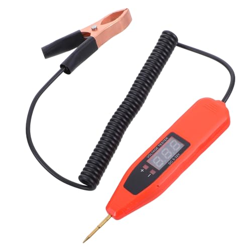 MAGICLULU Auto Tester Pen Multifunktional Tragbar mit LED Anzeige Präzise Spannungsmessung Schnelle Fehlererkennung Geeignet für Kfz-elektriker und Fahrzeugwartung MAGICLULU Auto Tester Pen Multifunktional Tragbar mit LED Anzeige Präzise Spannungsmessung Schnelle Fehlererkennung Geeignet für Kfz-elektriker und Fahrzeugwartung von MAGICLULU