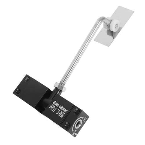 MAGICLULU Automatischer Türschließer Aluminiumlegierung mit Doppel-federmechanismus Verstellbar Selbstschließend Robust für Wohn Geschäftsraum für Effektive Türkontrolle von MAGICLULU