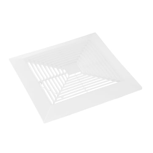 MAGICLULU Badezimmer Deckenventilator Abdeckung mit Feder Quadratischer Abluftventilator Ersatz Luftverteiler Abdeckung mit Filter Staubdicht Leicht Abnehmbar Weiß MAGICLULU Badezimmer Deckenventilator Abdeckung mit Feder Quadratischer Abluftventilator Ersatz Luftverteiler Abdeckung mit Filter Staubdicht Leicht Abnehmbar Weiß von MAGICLULU