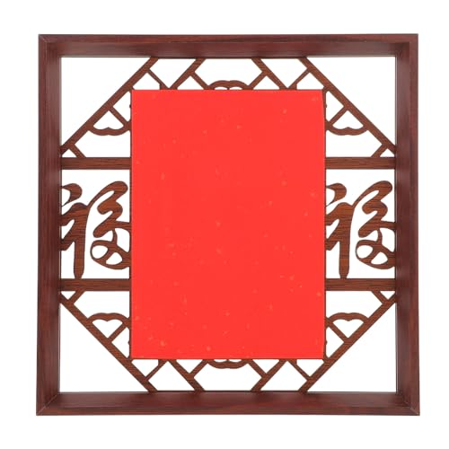 MAGICLULU Bilderrahmen: Rahmen für chinesische Kalligraphie – eleganter Tisch-Bilderhalter – rechteckiges Kunst-Präsentationsregal für Spieleausstellungen MAGICLULU Bilderrahmen: Rahmen für chinesische Kalligraphie – eleganter Tisch-Bilderhalter – rechteckiges Kunst-Präsentationsregal für Spieleausstellungen von MAGICLULU