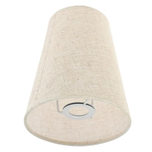 MAGICLULU Tischlampenschirm Aus Leinen Nachttisch- Und Stehlampe Kompatibilität Mit E14-glühbirne Einfache Installation Für Die Inneneinrichtung von MAGICLULU