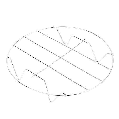 MAGICLULU Dampfgarer Rack Runder Dämpfstand für Töpfe Hitzebeständig zum Dünsten Backen und Rösten Langlebig und Rostfrei von MAGICLULU