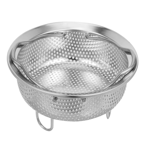 MAGICLULU Dampfkorb: Dampfkorb Aus Edelstahl Zum Kochen – Universelles Dampftablett Mit Perforiertem Design Für Verschiedene Töpfe Und Reiskocher Zum Gesunden Dämpfen von MAGICLULU