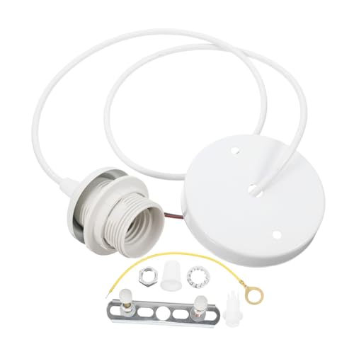 MAGICLULU Deckenleuchte mit Schraubsockel Verstellbarem Kabel DIY Pendelleuchte Lampenfassung für Wohnzimmer Esszimmer und Arbeitszimmer Industrieller Retro stil von MAGICLULU