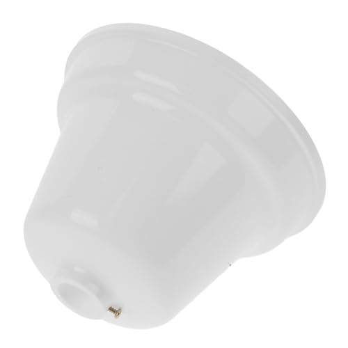 MAGICLULU Deckenventilator Staubschutzabdeckung Groß Kunststoff Staubschutz für Ventilatorbasis Dekorativer Baldachin Ersatzteil für Einfache Installation und Reinigung von MAGICLULU