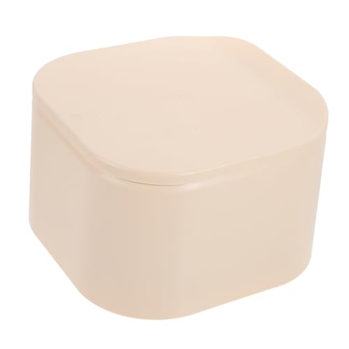 MAGICLULU Desktop Abfalleimer mit Druckdeckel Kleiner Tischmülleimer für Büro und Zuhause aus Robustem für Schreibtisch Schlafzimmer von MAGICLULU