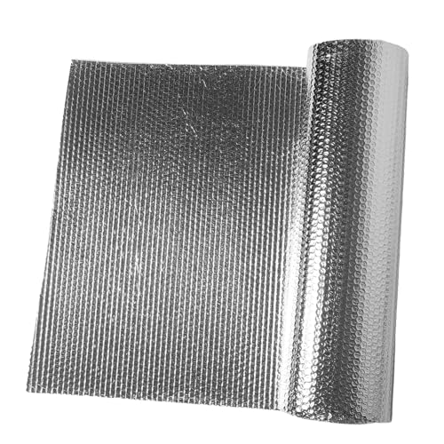 MAGICLULU Doppelseitige Reflektierende Blasenfolie Isolierrolle Aluminiumfolie Wärmedämmung Fenster Garage Dach Keller Fensterdämmung Hitzebeständig Installieren MAGICLULU Doppelseitige Reflektierende Blasenfolie Isolierrolle Aluminiumfolie Wärmedämmung Fenster Garage Dach Keller Fensterdämmung Hitzebeständig Installieren von MAGICLULU