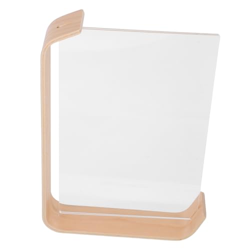 MAGICLULU Doppelseitiger Schwebender Bilderrahmen Acryl Tisch Fotorahmen Präsentationsständer Mit Holzsockel Für Hochzeitsandenken Und Heimdekorationen MAGICLULU Doppelseitiger Schwebender Bilderrahmen Acryl Tisch Fotorahmen Präsentationsständer Mit Holzsockel Für Hochzeitsandenken Und Heimdekorationen von MAGICLULU
